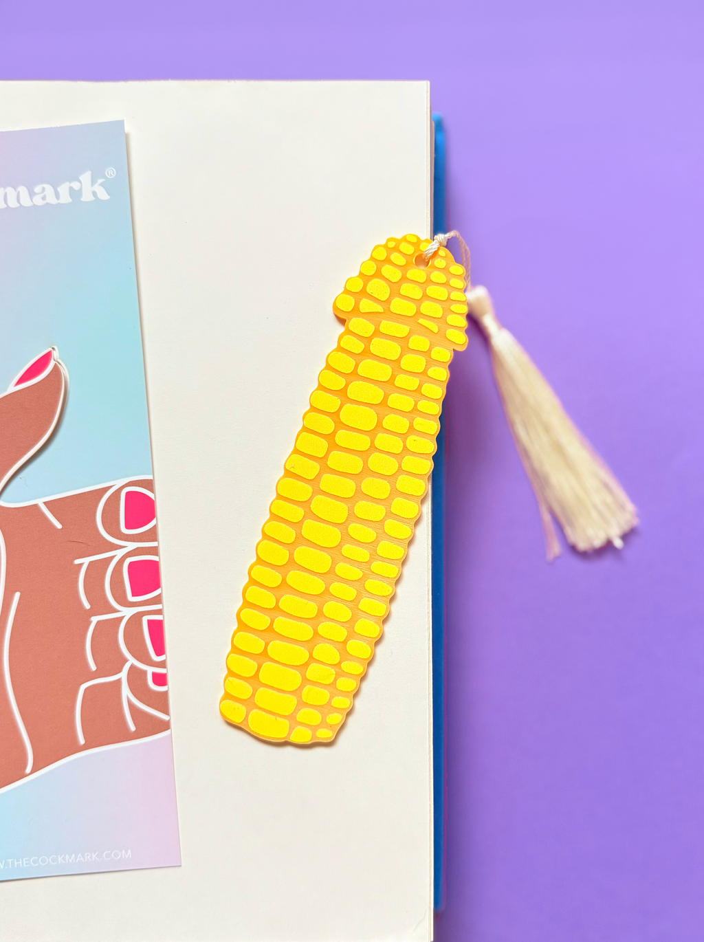 Cock on the Cob Cockmark Bookmark